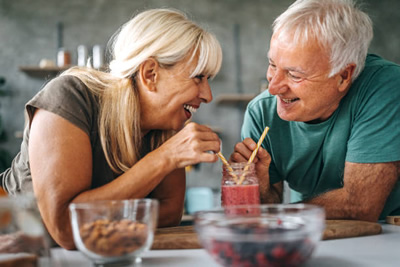 old couple smoothie diet